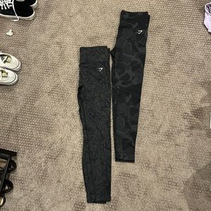 Adapt Butterfly and Adapt Camo Gymshark Leggings